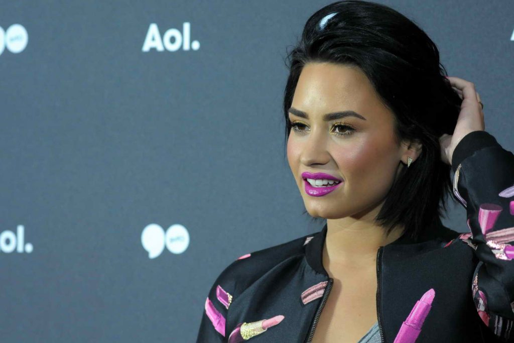 Demi Lovato at the AOL NewFront 2016 at The Seaport District in NYC 05/04/2016-4