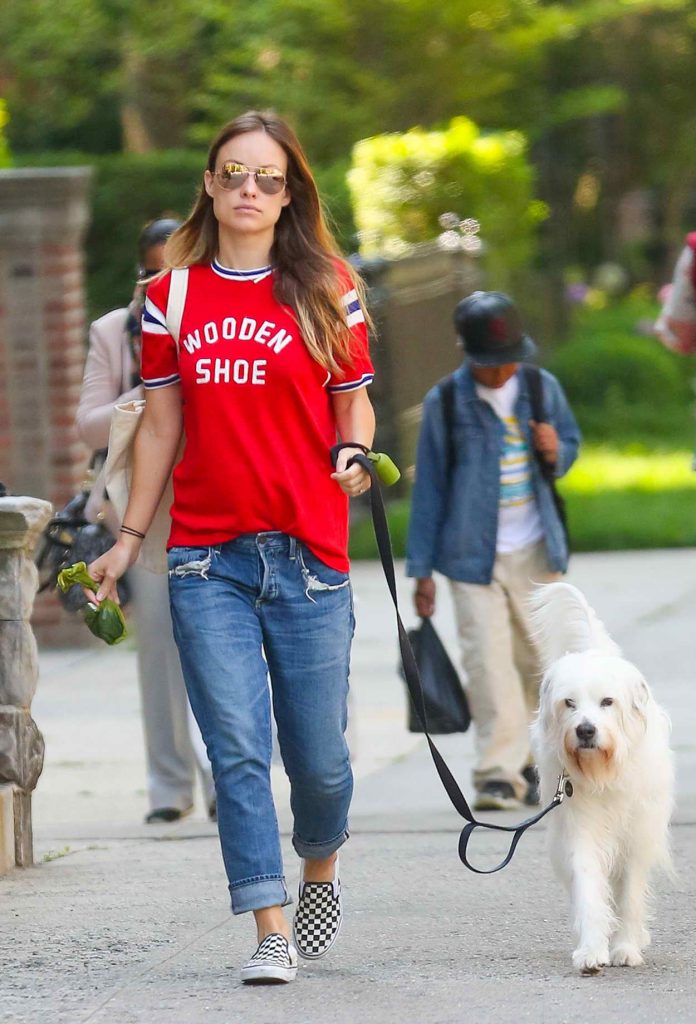 Olivia Wilde Walks With Her Dog in New York City 05/23/2016-1