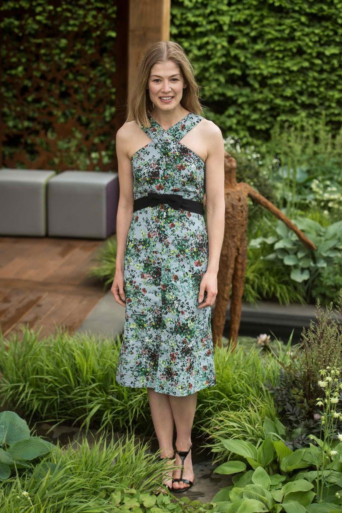 Rosamund Pike at the 2016 RHS Chelsea Flower Show at the Royal Chelsea Hospital in London 05/23/2016-2