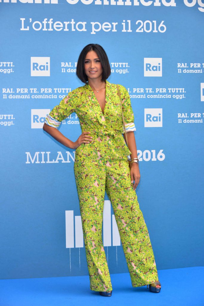 Caterina Balivo Presents RAI Programming Schedule in Milan 06/28/2016-3