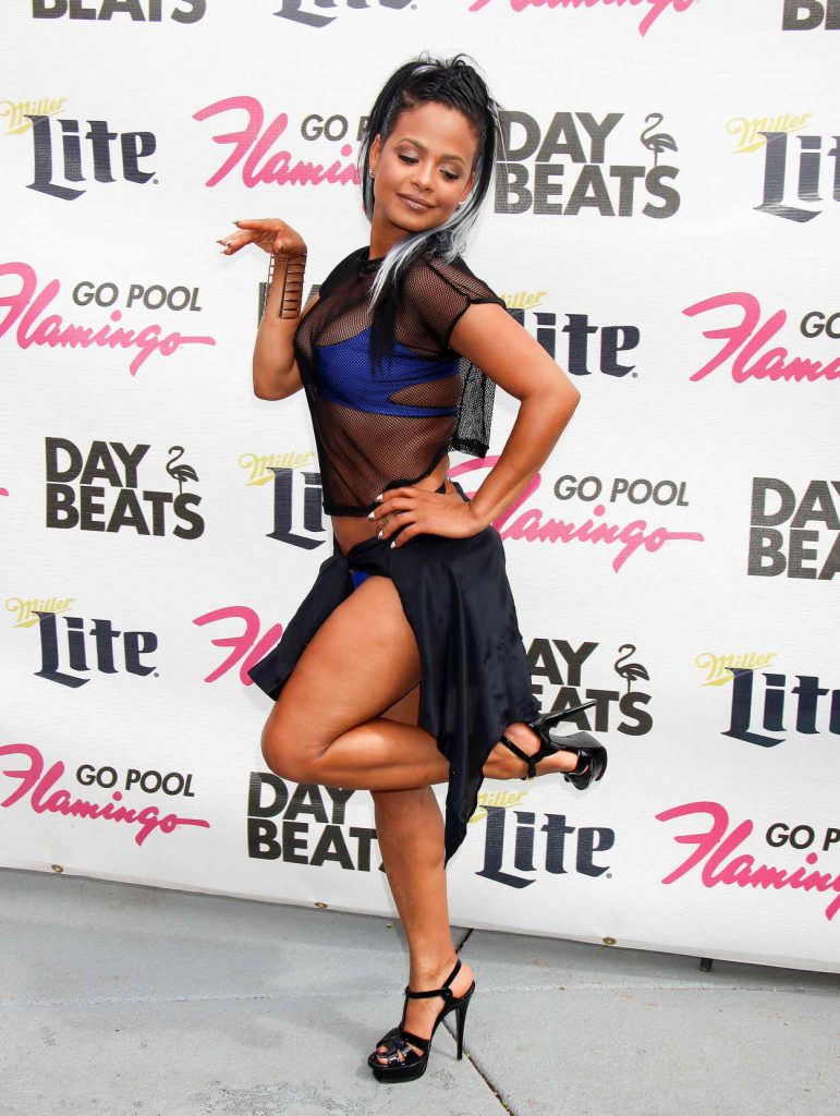 Christina Milian Hosts the Party at GO Pool at the Flamingo in Las Vegas 06/11/2016-5