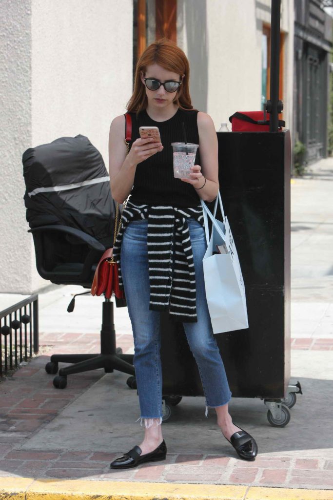 Emma Roberts Goes Shopping in West Hollywood 06/08/2016-2