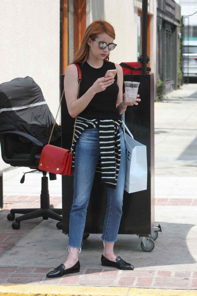 Emma Roberts Goes Shopping in West Hollywood 06/08/2016-3