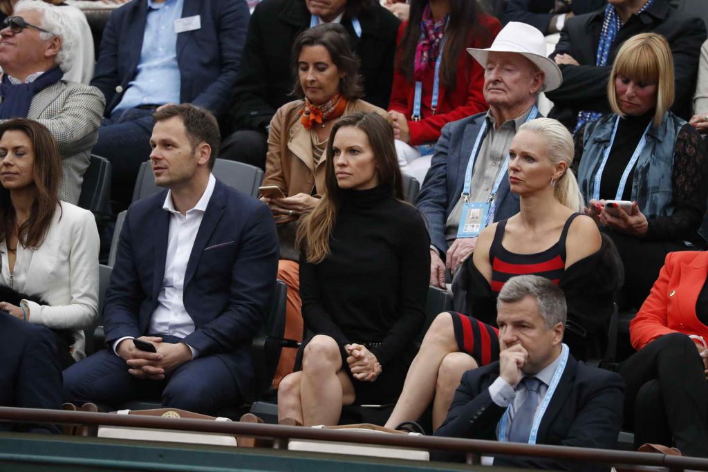 Hilary Swank at the Gentlemen's Singles Final in Roland Garros 06/05/2016-5