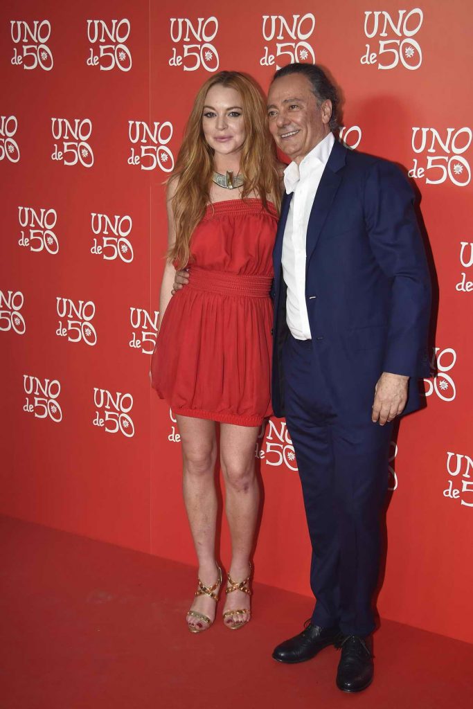 Lindsay Lohan During Uno de 50 Jewelry Brand Photocall in Madrid 06/09/2016-4