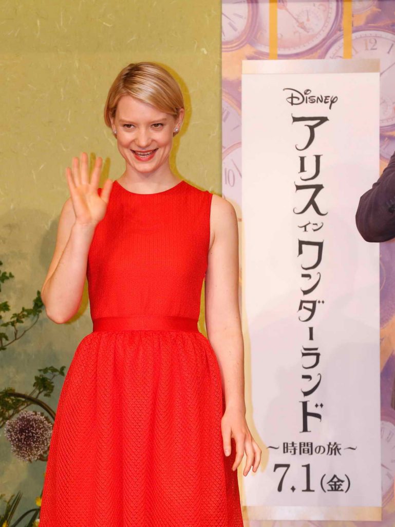 Mia Wasikowska at Alice Through the Looking Glass Press Conference in Tokyo 06/20/2016-4