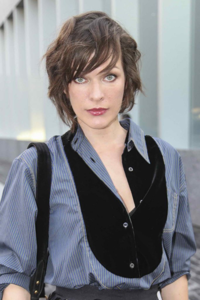 Milla Jovovich Was Seen at the Prada Dinner and Presentation in Milan 06/19/2016-3