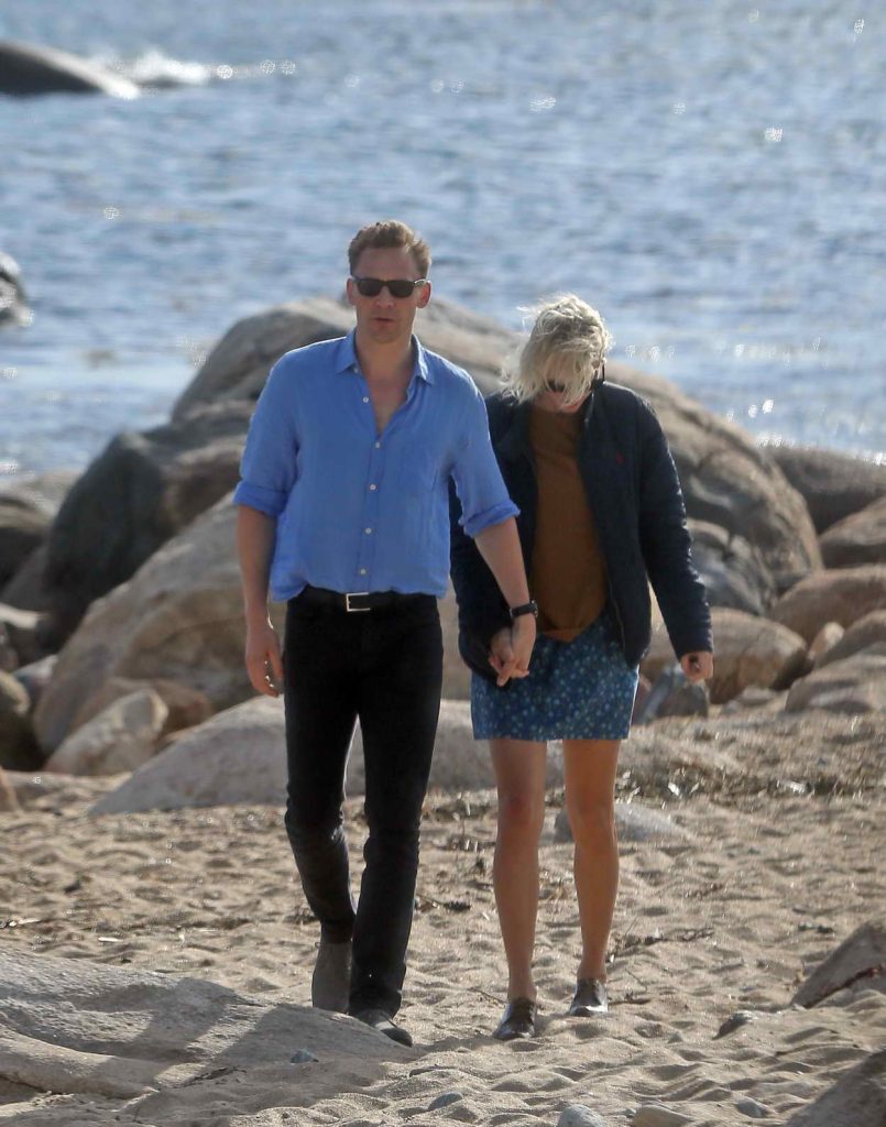Taylor Swift and Tom Hiddleston at the Beach in Rhode 06/14/2016-1