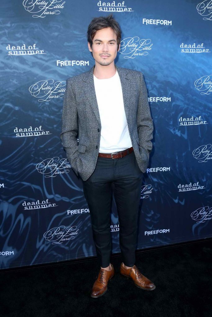 Tyler Blackburn at the Dead of Summer and Pretty Little Liars Screening in Los Angeles 06/15/2016-1