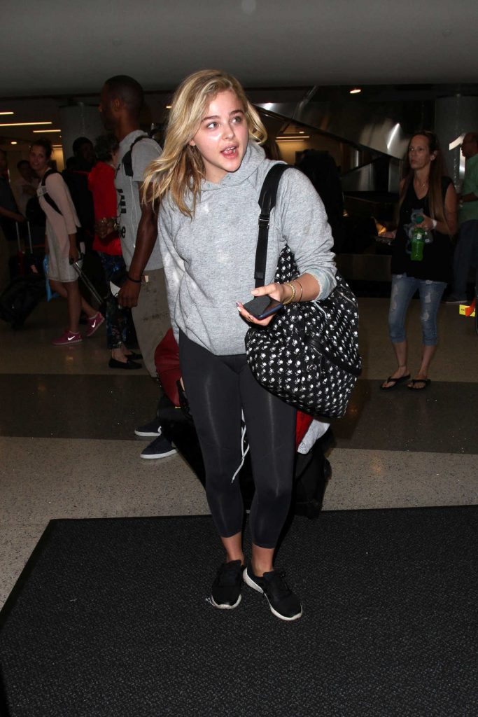 Chloe Moretz at LAX Airport in Los Angeles 07/29/2016-2