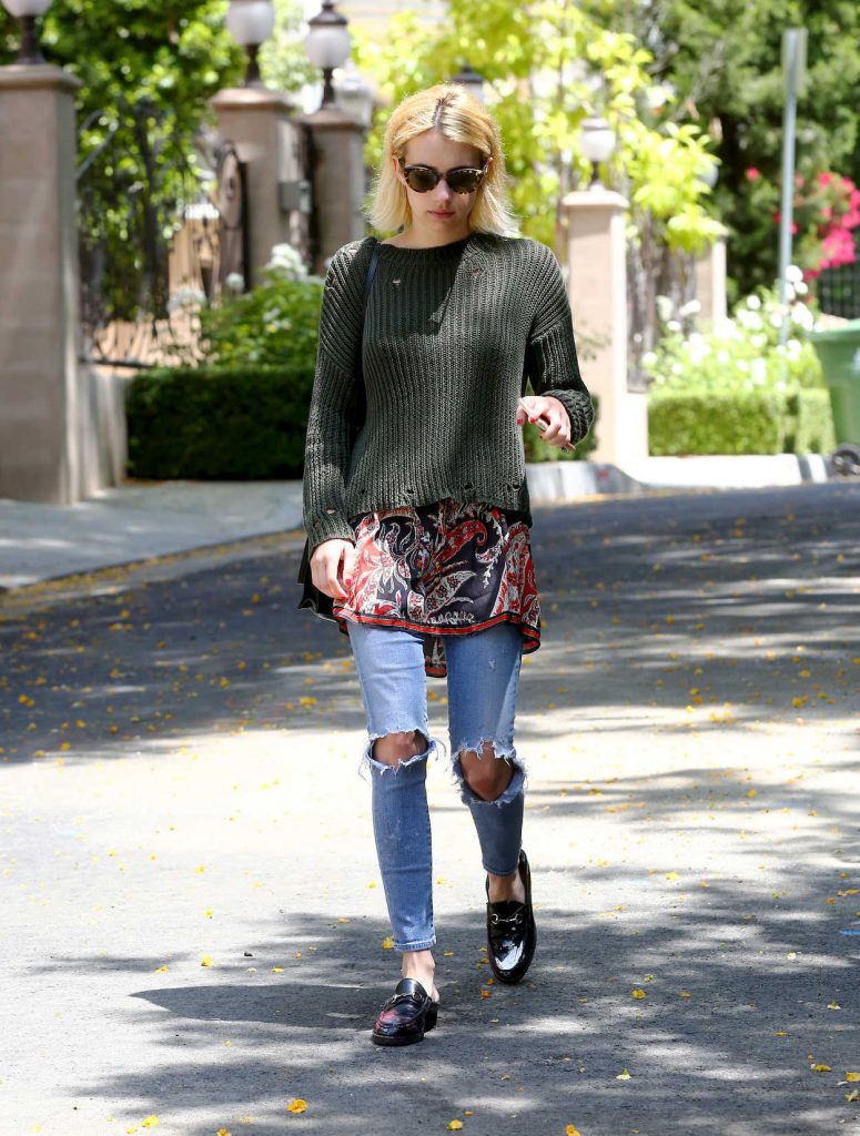 Emma Roberts Was Seen Out in Beverly Hills 07/06/2016-4