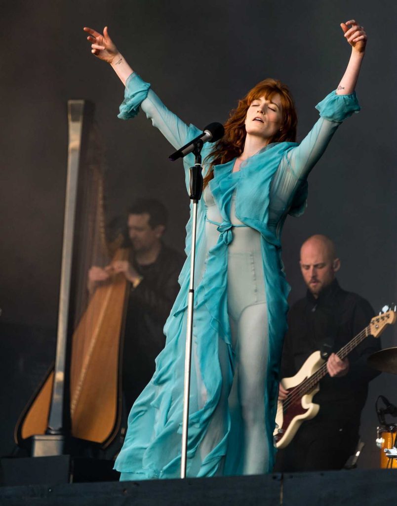 Florence Welch Performs at British Summertime Festival at Hyde Park in London 07/02/2016-2