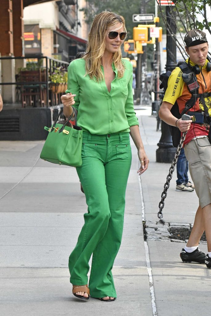 Heidi Klum Leaves Her Hotel in New York City 07/25/2016-3