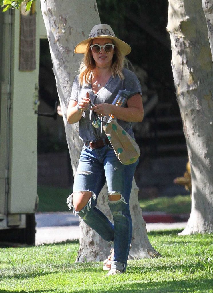 Hilary Duff Was Seen at a Park in New York 07/25/2016-1