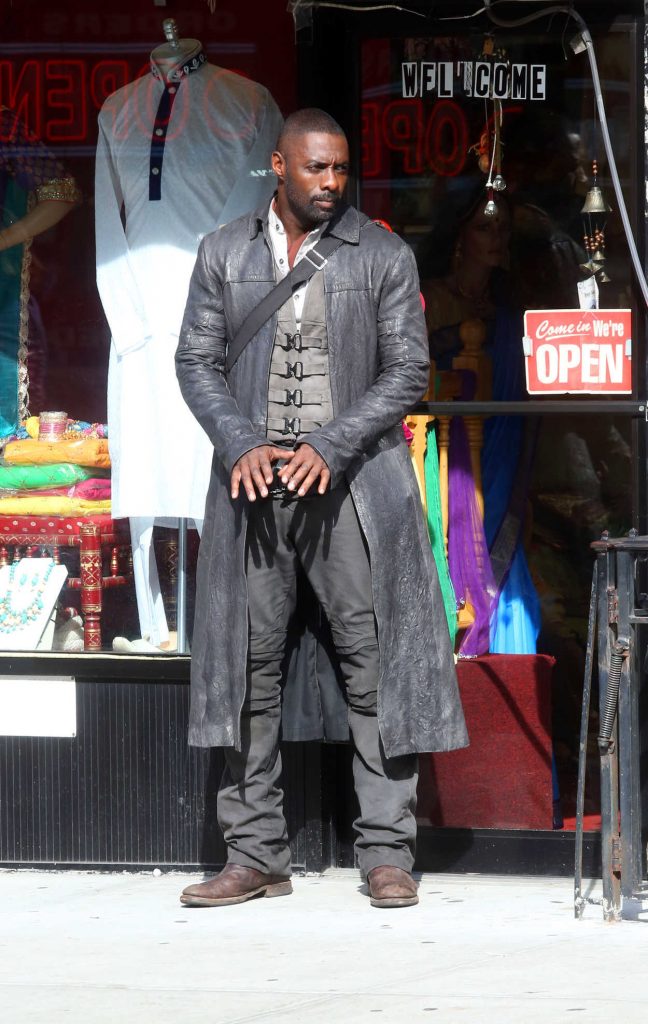 Idris Elba on Set of The Dark Tower in New York City 07/02/2016-1