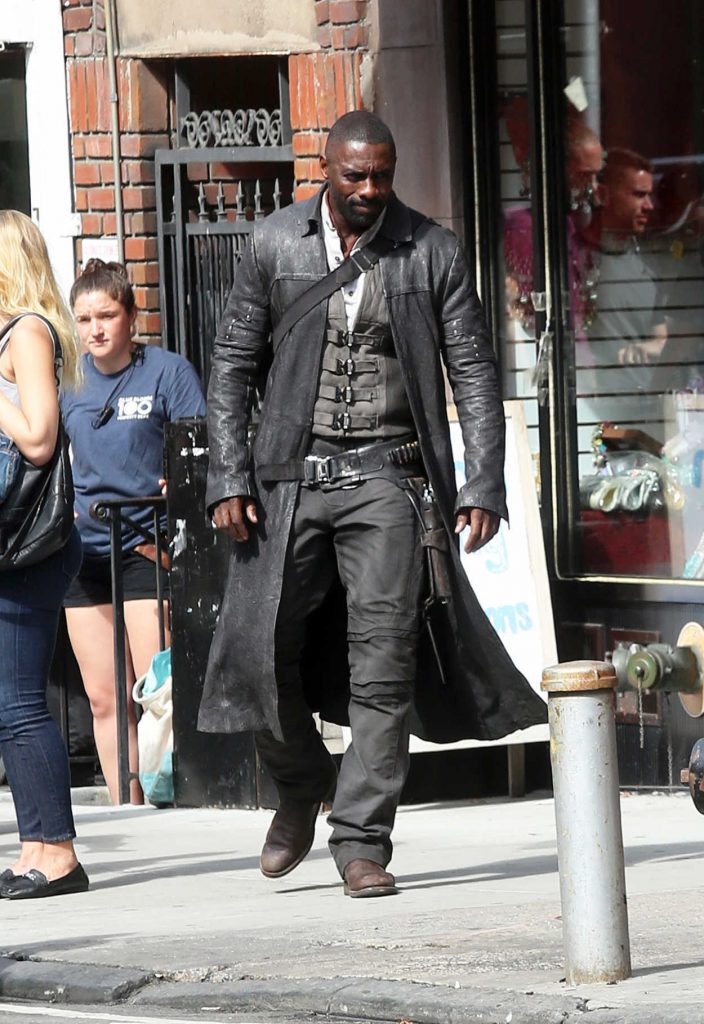 Idris Elba on Set of The Dark Tower in New York City 07/02/2016-2