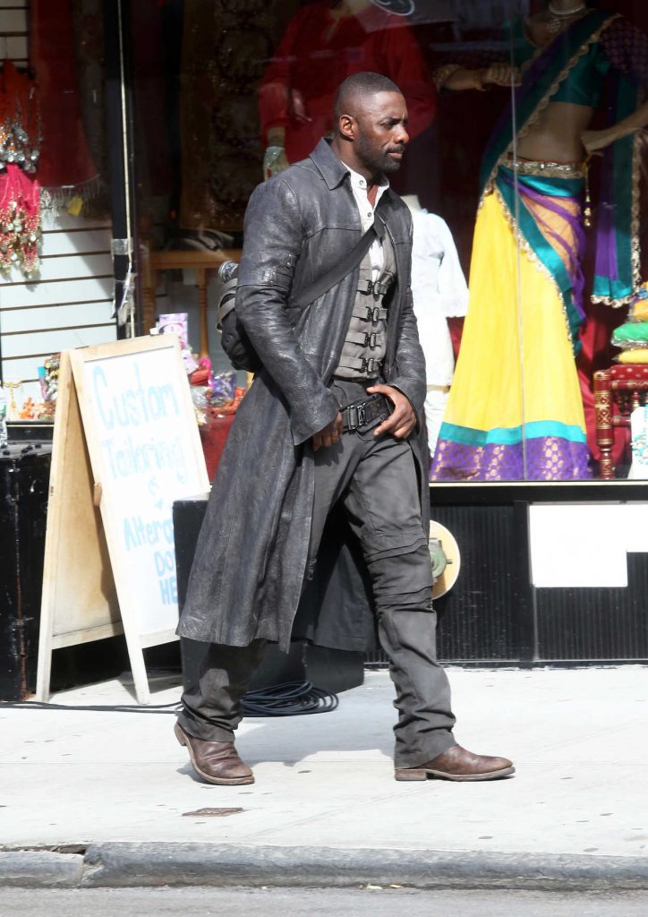 Idris Elba on Set of The Dark Tower in New York City 07/02/2016-5