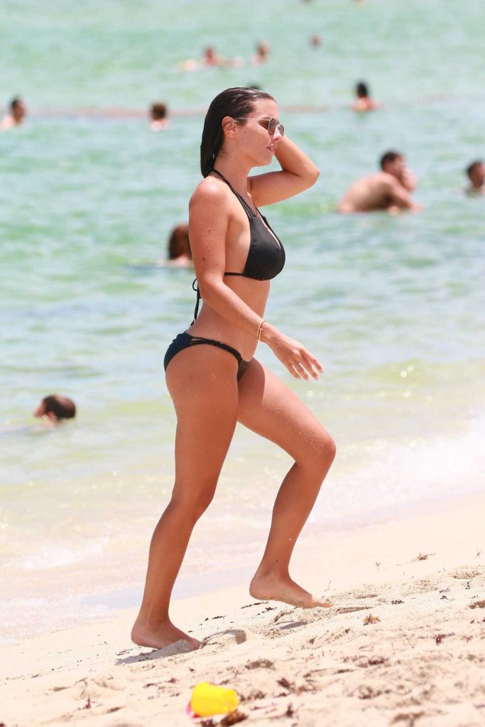 Ludivine Sagna in Bikini at the Beach in Miami 07/25/2016-4