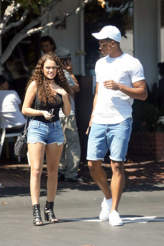Madison Pettis Leaves Fred Segal's Cafe Mauro's in West Hollywood 07/27/2016-2