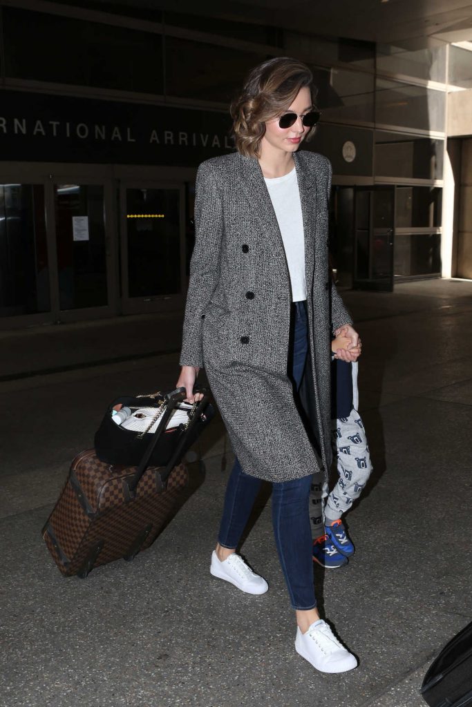 Miranda Kerr Arrives at LAX Airport in LA 07/03/2016-2