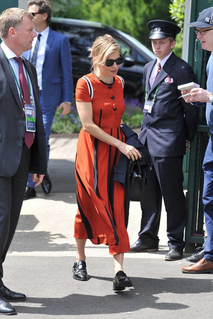 Sienna Miller Arrives for the Championships in Wimbledon 07/05/2016-4