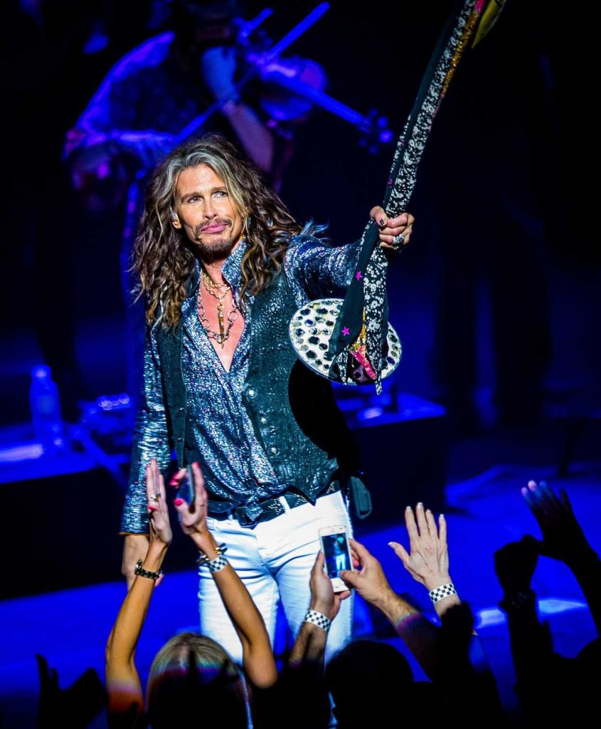 Steven Tyler Performs During His Out on a Limb Tour at The in