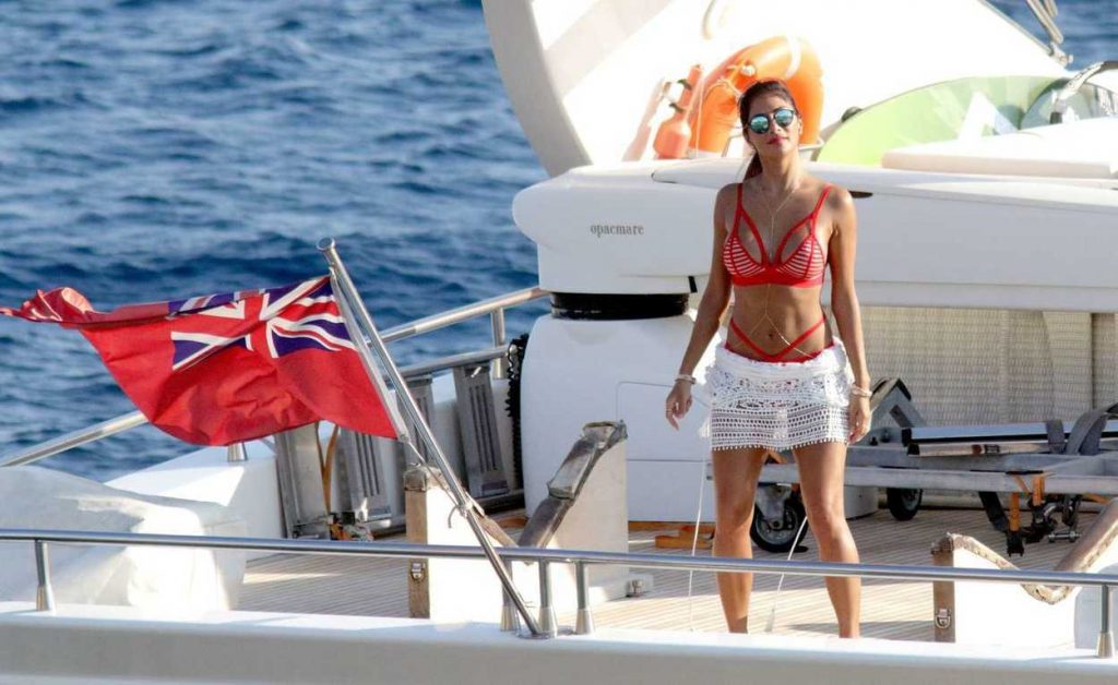 Nicole Scherzinger in Bikini on Yacht in Mykonos 08/02/2016-2