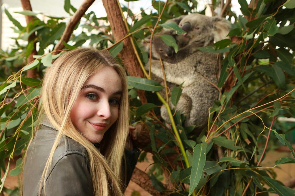 Sabrina Carpenter at the Wildlife Park in Sydney, Australia 08/14/2016-2