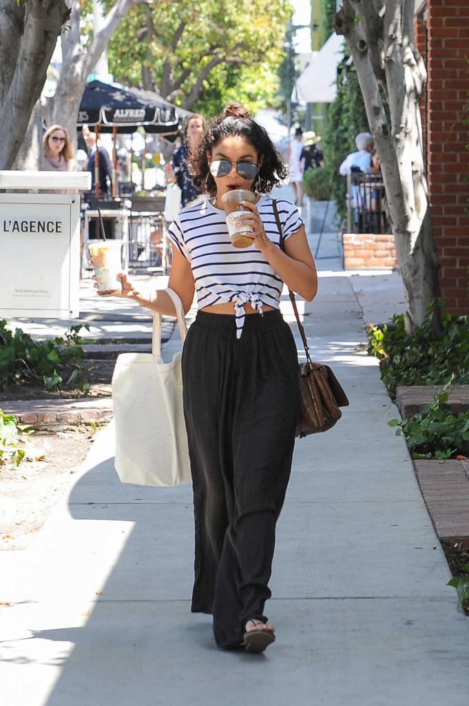 Vanessa Hudgens Was Seen With Iced Coffee in Los Angeles 08/12/2016-1