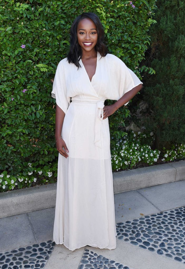 Aja Naomi King at the Rape Foundation's Annual Brunch at Private Residence in Beverly Hills 09/25/2016-3