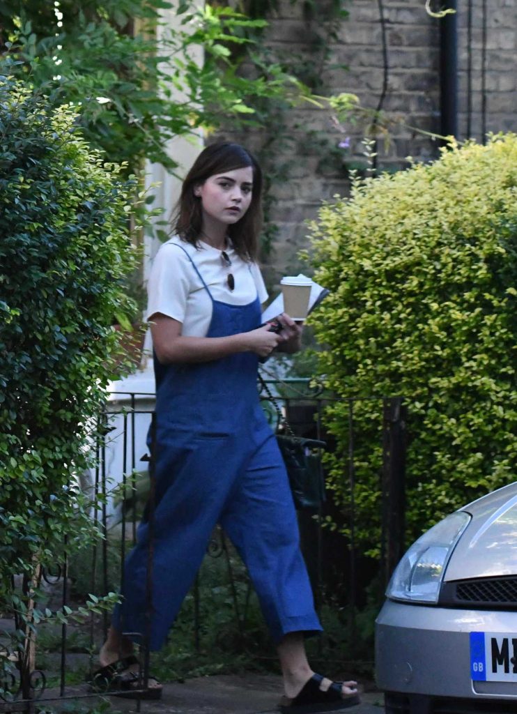 Jenna-Louise Coleman Leaves Her Home in North London 09/24/2016-1