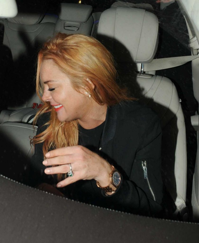 Lindsay Lohan Leaves a Libertine Nightclub in London 09/15/2016-4