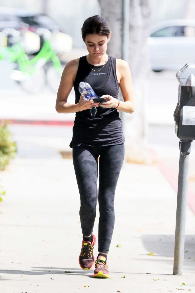 Lucy Hale Arrives to the Gym in Los Angeles 09/27/2016-4