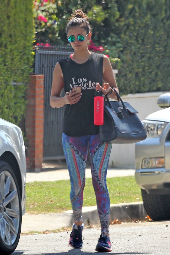 Nina Dobrev Leaves the Gym in Los Angeles 09/21/2016-1