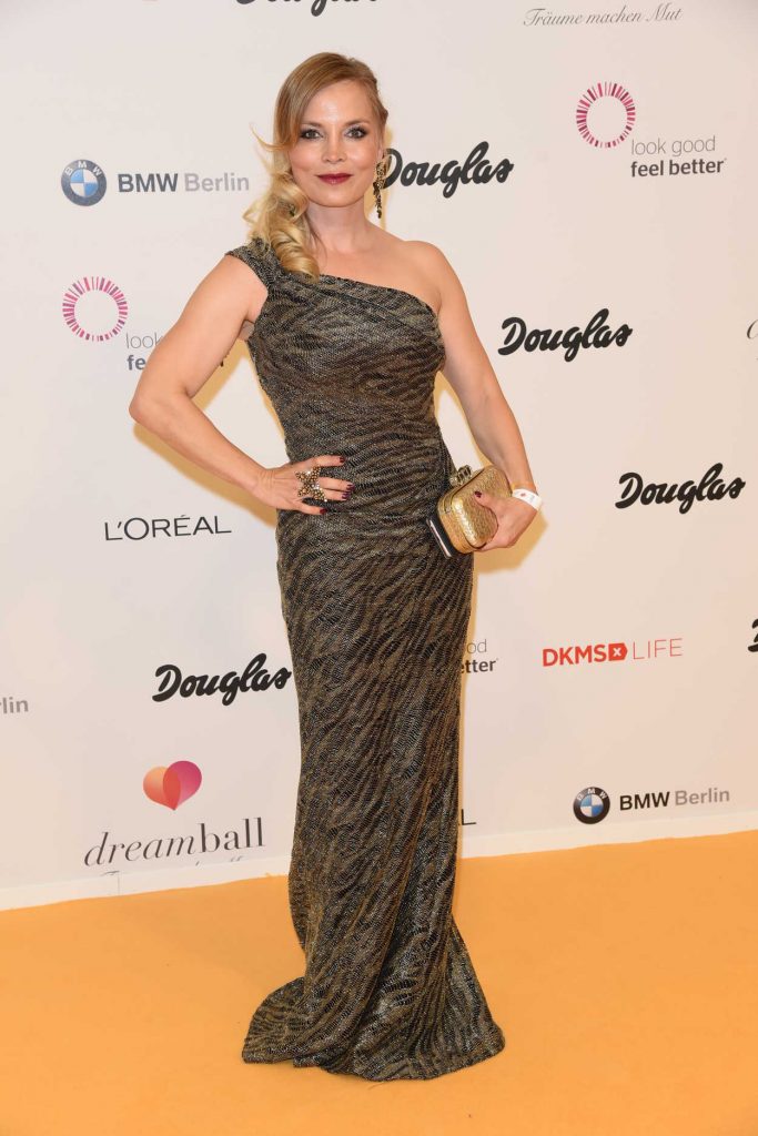 Regina Halmich at the DKMS Dreamball 2016 in Berlin 09/29/2016-1