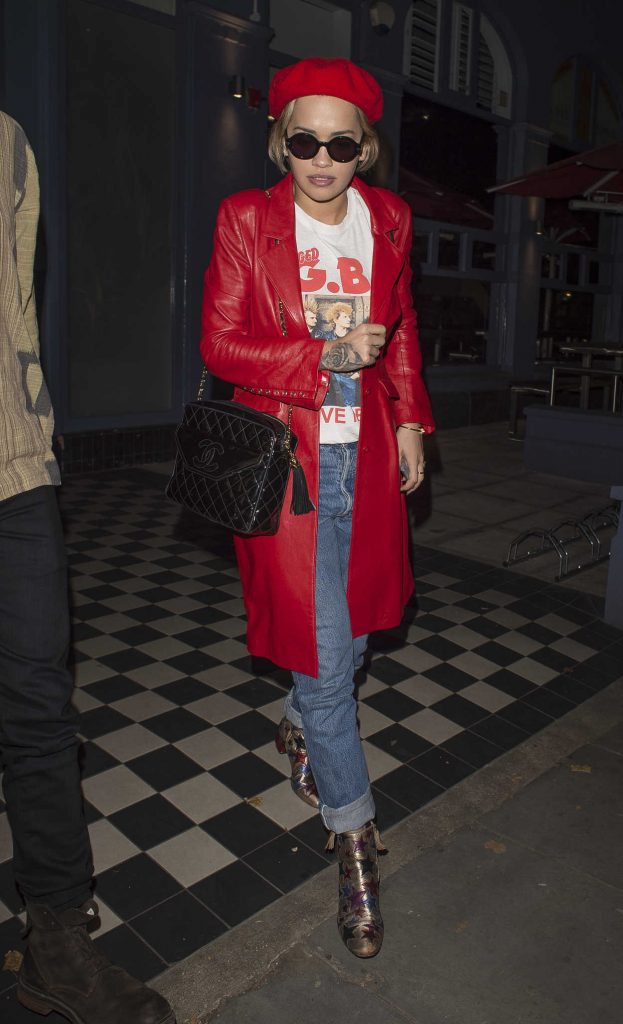 Rita Ora Leaves the SARM Studio in London 09/21/2016-1