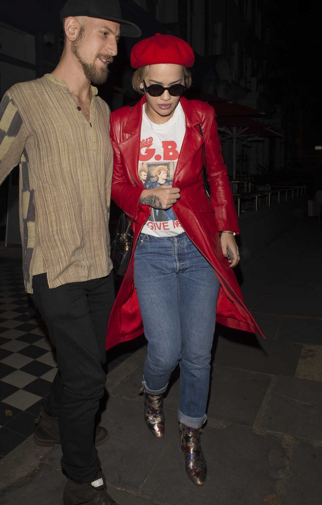 Rita Ora Leaves the SARM Studio in London 09/21/2016-2