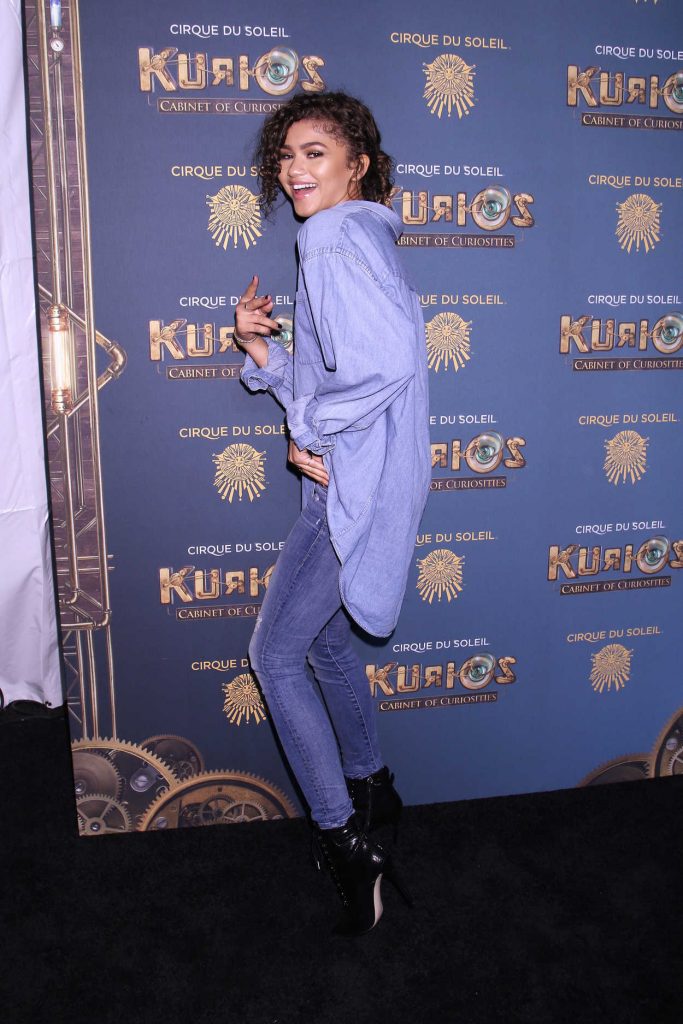 Zendaya at the Opening Night of Cirque du Soleil's Kurios Cabinet of Curiosities on Randall's Island in New York 09/30/2016-4