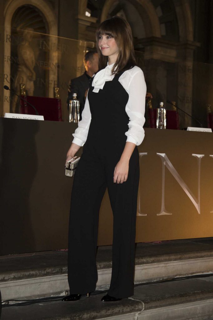 Felicity Jones at Inferno Photocall in Florence 10/06/2016-4