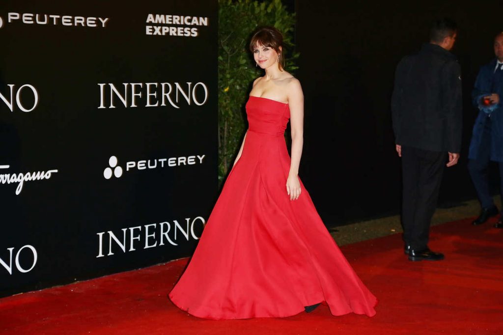 Felicity Jones at the Inferno World Premiere in Florence 10/08/2016-2