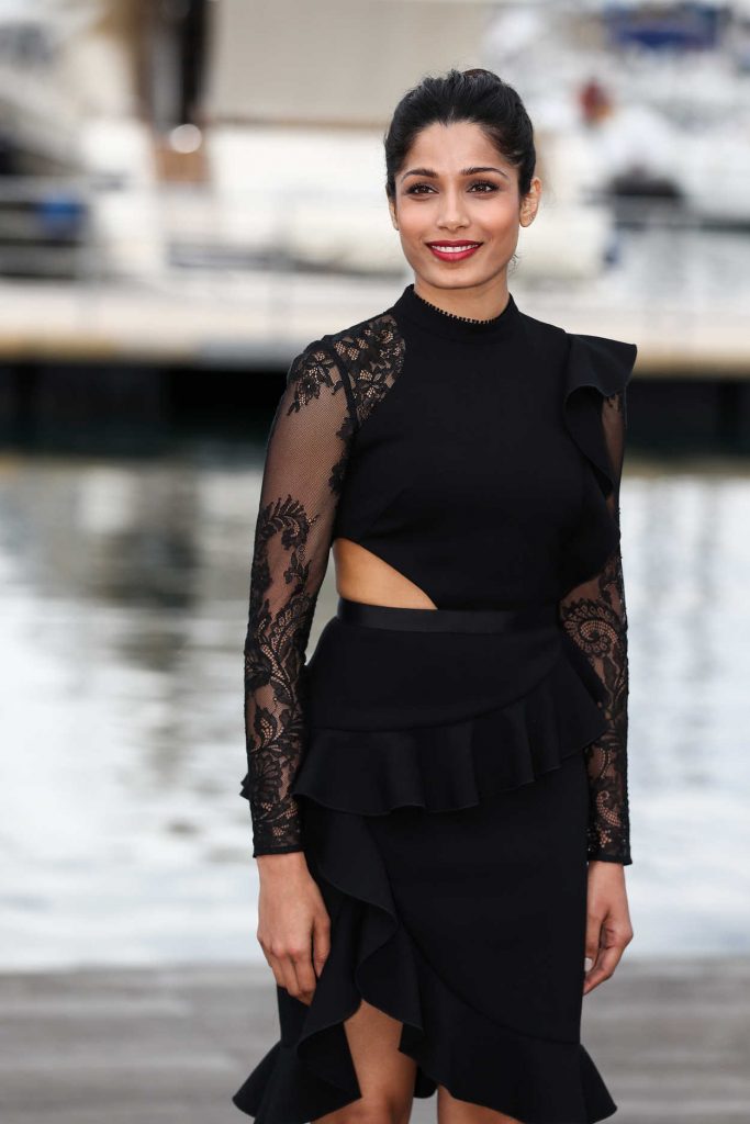 Freida Pinto at the Guerrilla Photocall in Cannes 10/17/2016-2