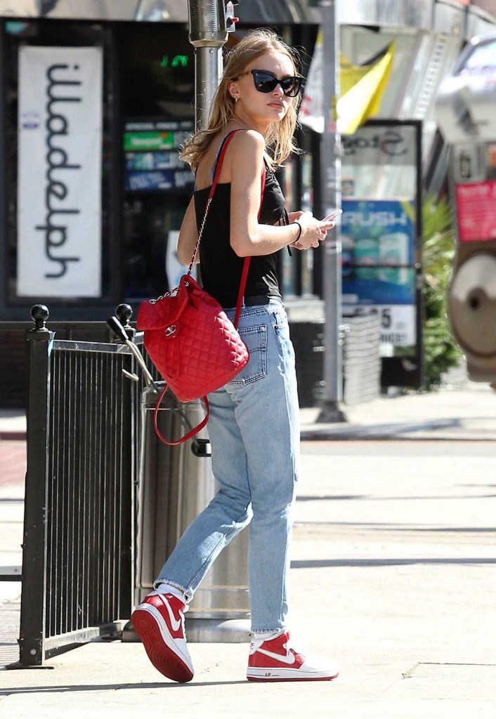 Lily-Rose Depp Was Spotted Out in West Hollywood 10/10/2016-2