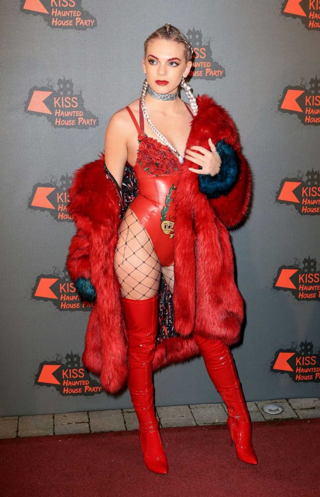 Louisa Johnson at the Kiss Haunted House Party in London 10/27/2016-2