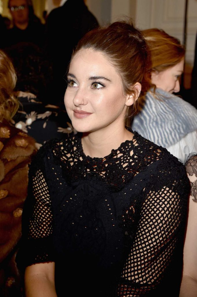 Shailene Woodley at the Valentino Fashion Show During the Paris Fashion Week 10/02/2016-2