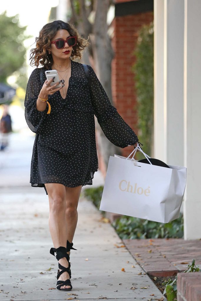 Vanessa Hudgens Goes Shopping on Melrose Place in West Hollywood 10/21/2016-3