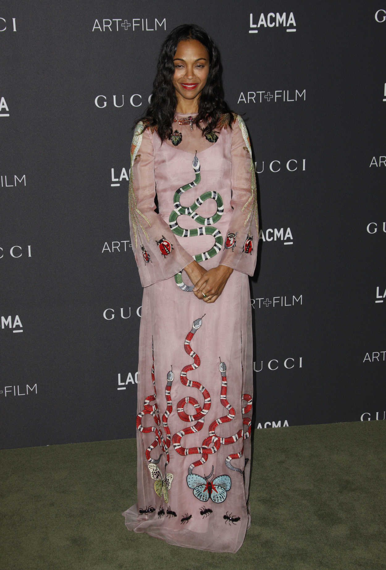 Zoe Saldana at the LACMA Art and Film Gala in Los Angeles 10/29/2016 ...