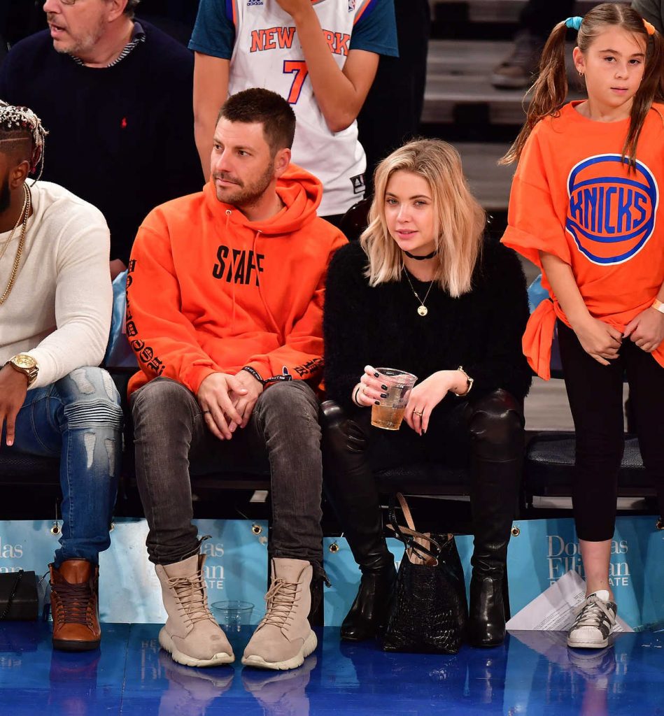 Ashley Benson Attends Charlotte Hornets Vs. New York Knicks Game in New York City 11/25/2016-3