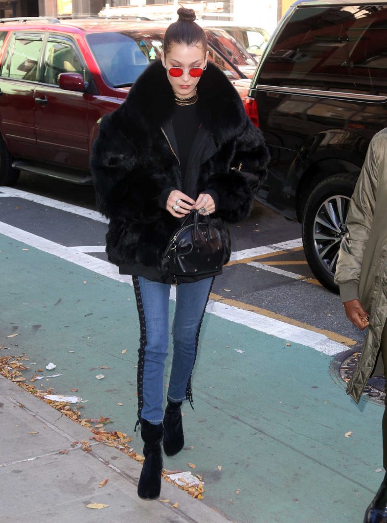 Bella Hadid Wes Seen Out in Soho, New York 11/14/2016-2