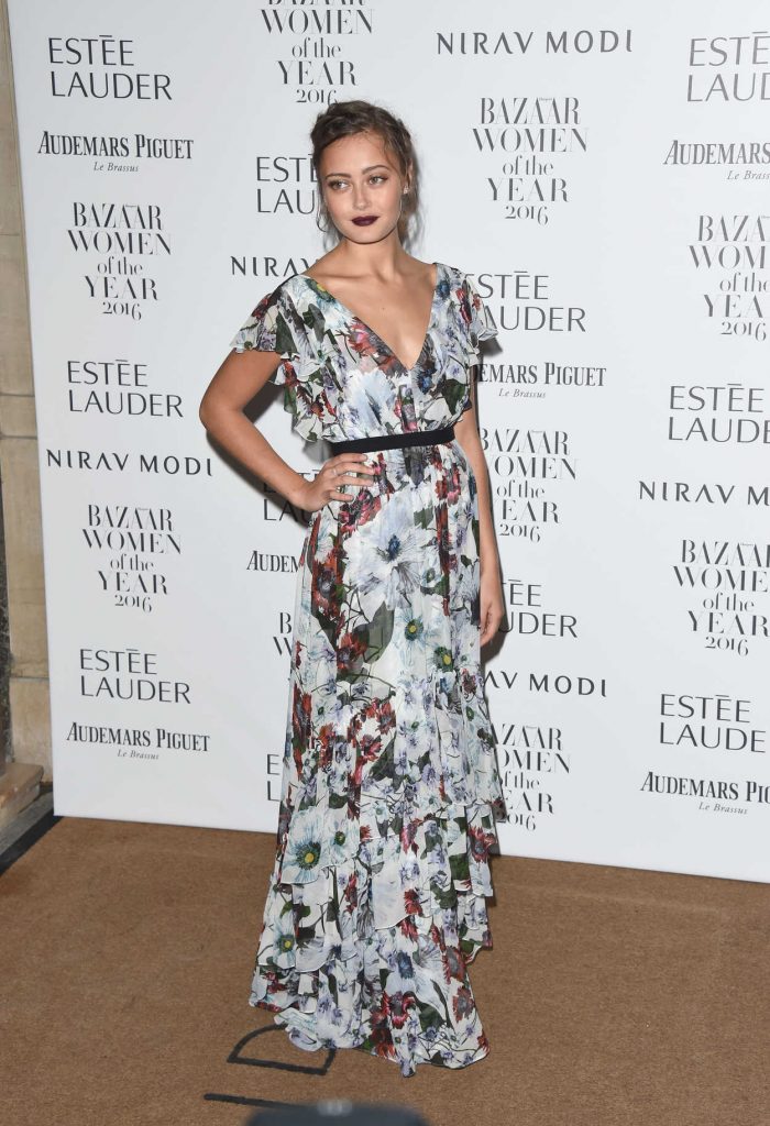 Ella Purnell at the Harper's Bazaar Women of the Year Awards in London 10/31/2016-1