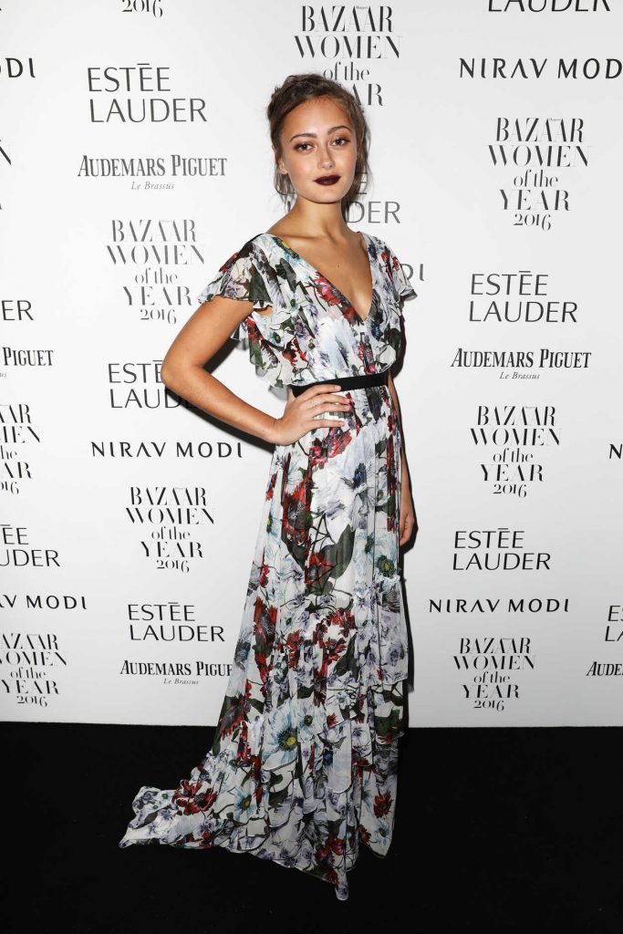 Ella Purnell at the Harper's Bazaar Women of the Year Awards in London 10/31/2016-2